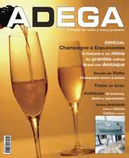 Capa Revista Revista ADEGA 4 - Especial Champagne e Espumant