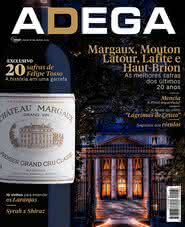 Capa Revista Revista ADEGA 188 - Margaux, Mouton, Latour, Lafite e Haut-Brion