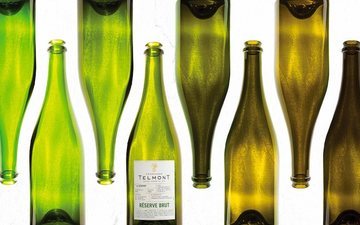 Maison de Champagne vai utilizar diferentes tons de garrafas verdes - (c) Champagne Telmont