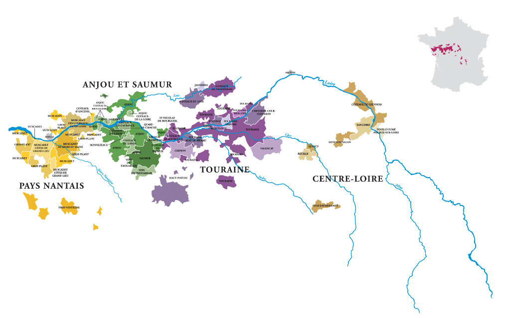 Sub-Regiões do Loire