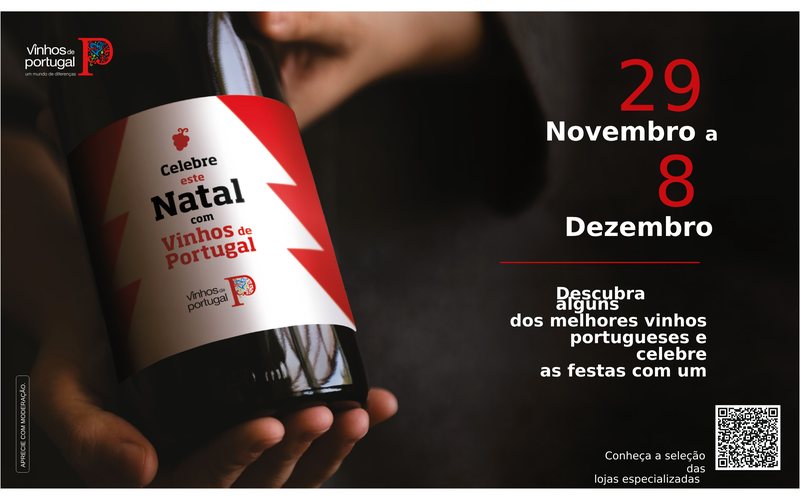 Imagem Vinhos de Portugal anuncia campanha de fim de ano