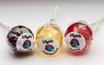 Americanos lançam pirulito de vinho