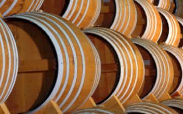 Vinhos feitos com madeira