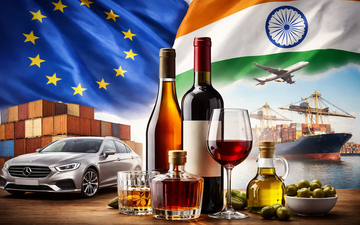 UE e Índia fecham acordo histórico para bebidas, carros e indústria