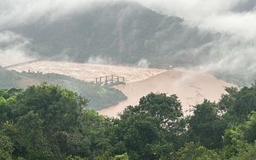 Alerta da defesa civil para rompimento de barragem no RS