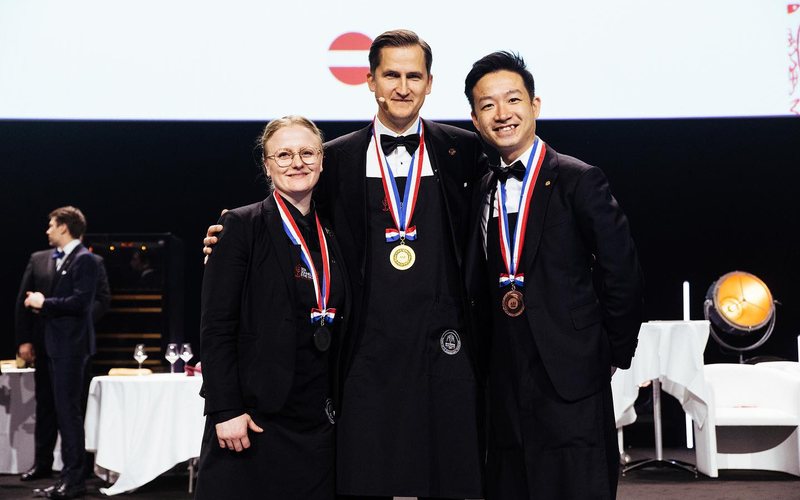 Os vencedores da edição 2023, Nina Jensen (Dinamarca), Raimonds Tomsons (Letônia) e Reeze Choi (China) - ASI