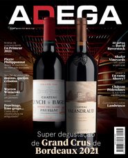 Capa Revista Revista ADEGA 225 - Super Degustação de Grand Crus de Bordeaux 2021