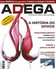 Capa Revista Revista ADEGA 12 - A historia do brinde