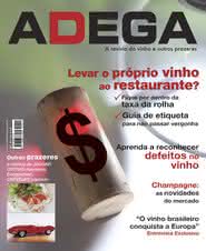 Capa Revista Revista ADEGA 14 - Levar o proprio vinho ao restaurante 