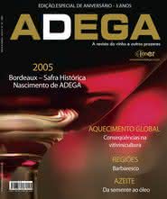 Capa Revista Revista ADEGA 36 - 2005 - Bordeaux, safra histórica