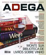 Capa Revista Revista ADEGA 52 - Monte sua biblioteca de vinhos sobre vinho