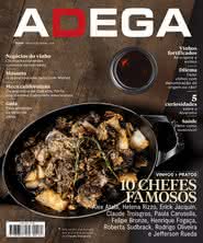 Capa Revista Revista ADEGA 184 - 10 Chefes Famosos