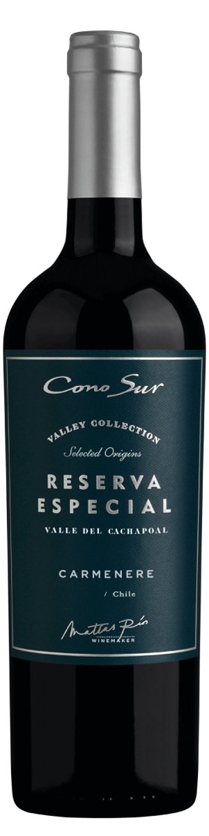 Rótulo Cono Sur Reserva Especial Carménère