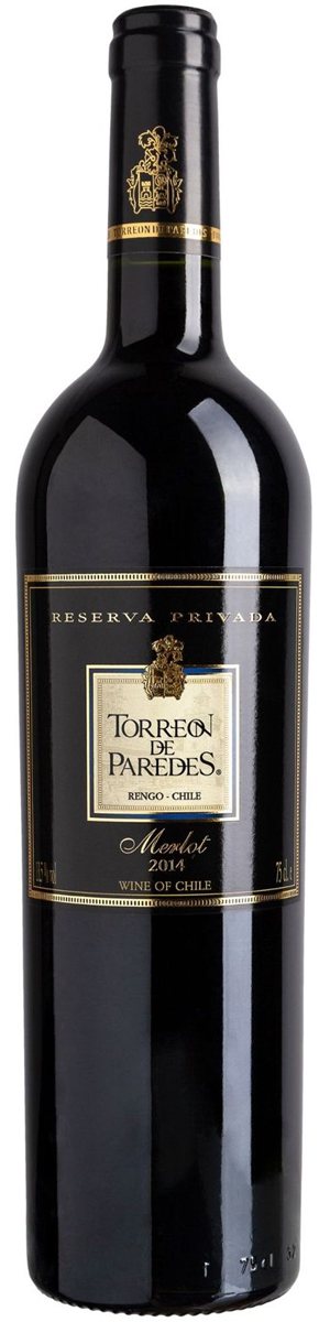 Rótulo Torreón de Paredes Reserva Privada Merlot