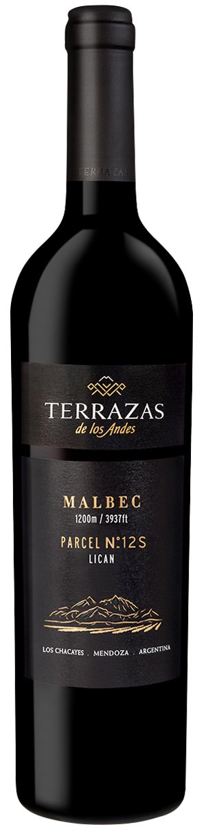 Rótulo Terrazas de los Andes Parcel Nº12S Lican Malbec