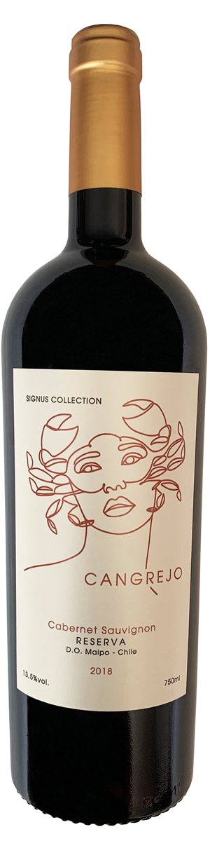 Rótulo Signus Collection Cangrejo Reserva Cabernet Sauvignon