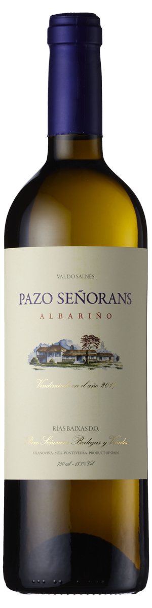 Rótulo Pazo de Señorans Albariño 