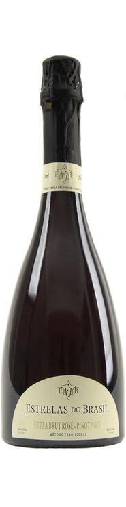 Rótulo Estrelas do Brasil Extra Brut Rosé Pinot Noir Clássico