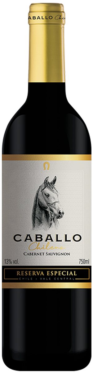 Rótulo Caballo Chileno Reserva Especial Cabernet Sauvignon