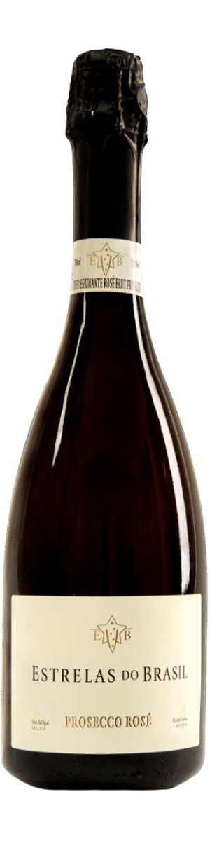 Rótulo Estrelas do Brasil Brut Rosé Prosecco