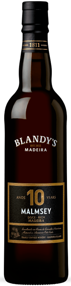 Rótulo Blandy's 10 Years Old Rich Malmsey