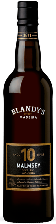 Rótulo Blandy's 10 Years Old Rich Malmsey