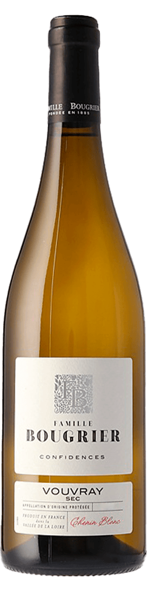 Rótulo Famille Bougrier Confidences Vouvray Chenin Blanc