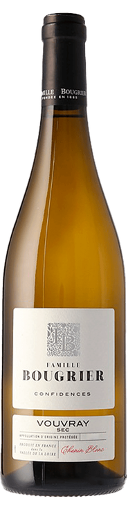 Rótulo Famille Bougrier Confidences Vouvray Chenin Blanc