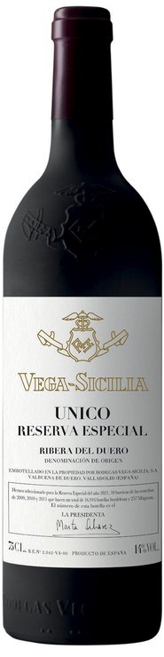 Rótulo Vega Sicilia Unico Reserva Especial Año 2023 NV