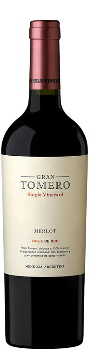 Rótulo Gran Tomero Single Vineyard Merlot