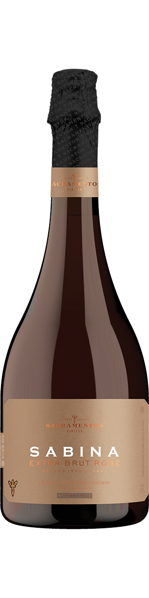 Rótulo Sacramentos Sabina Extra Brut Rosé