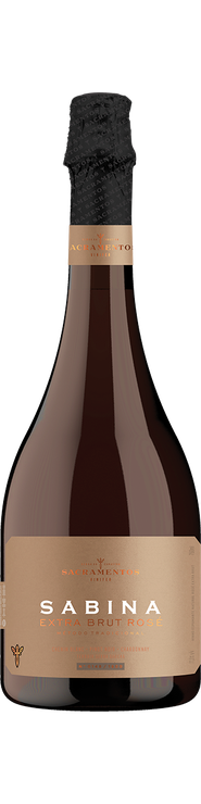 Rótulo Sacramentos Sabina Extra Brut Rosé