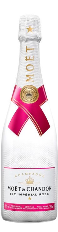 Rótulo Moët & Chandon Ice Impérial Demi-Sec Rosé