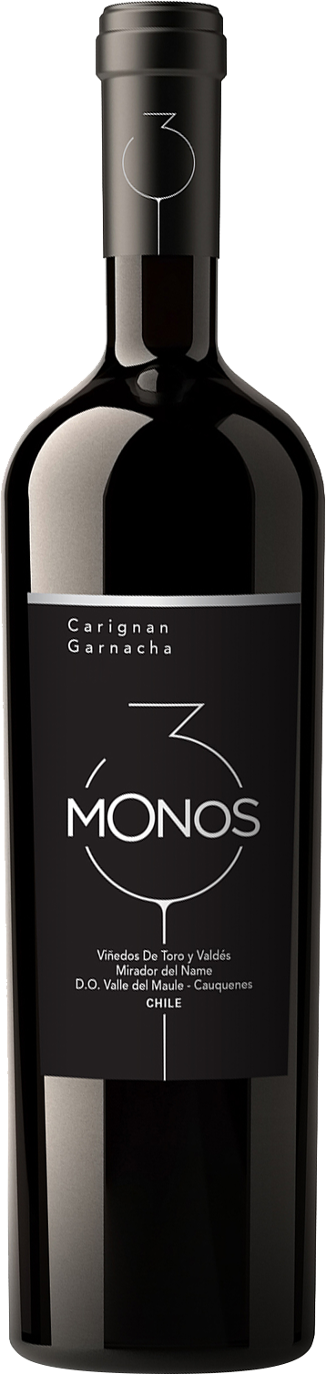 Rótulo 3 Monos Carignan Garnacha