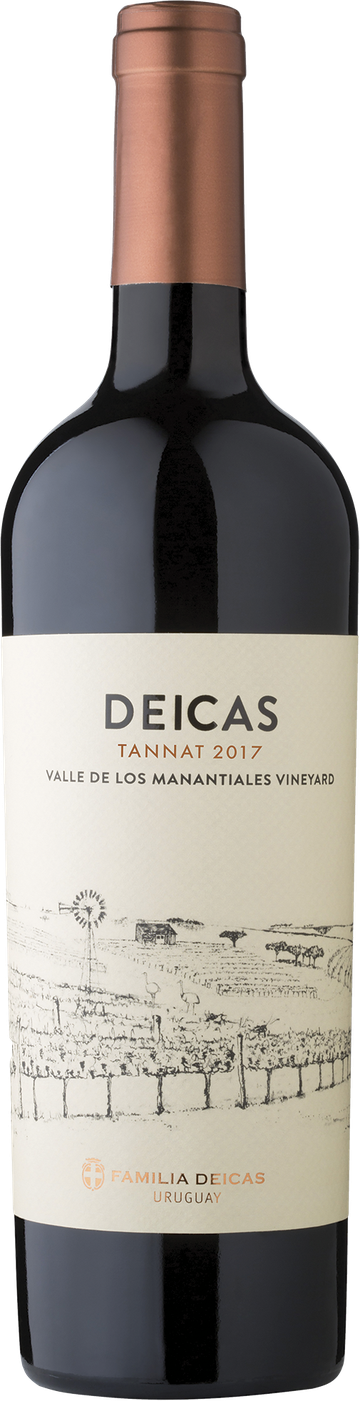 Rótulo Deicas Valle de los Manantiales Tannat