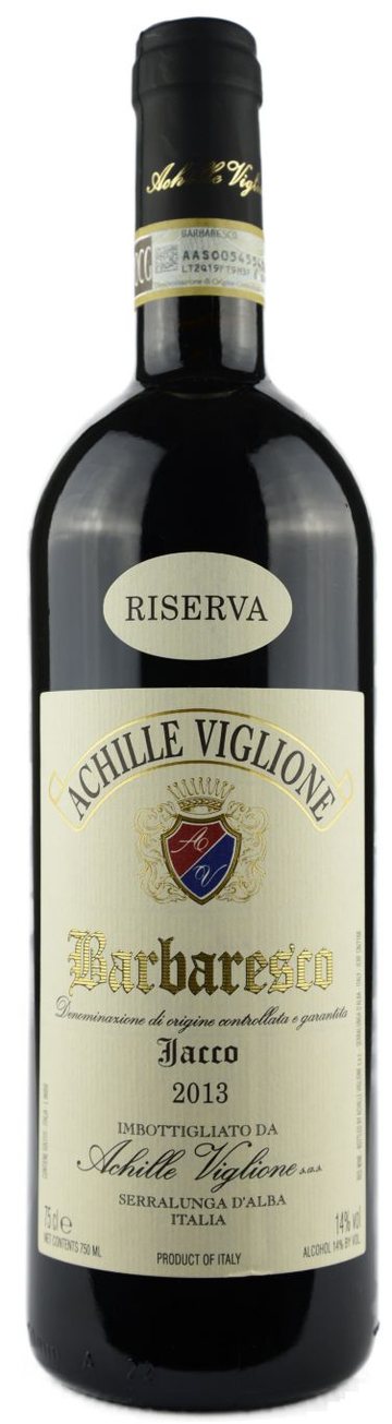 Rótulo Achille Viglione Jacco Barbaresco Riserva 