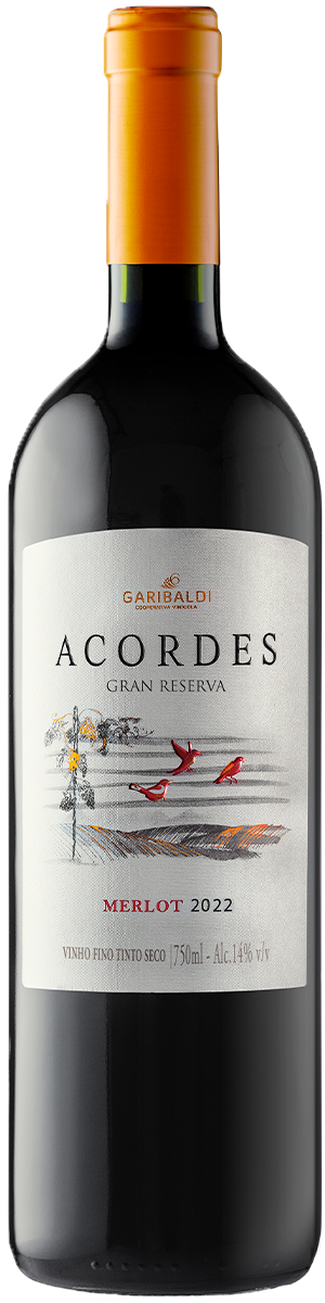 Rótulo Acordes Gran Reserva Merlot