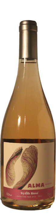 Rótulo Alma Gerais Rosé Syrah