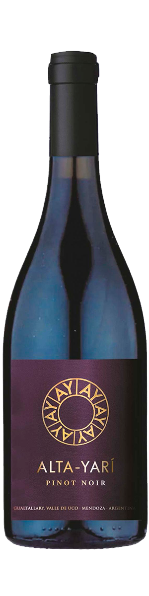 Rótulo Alta-Yarí Pinot Noir