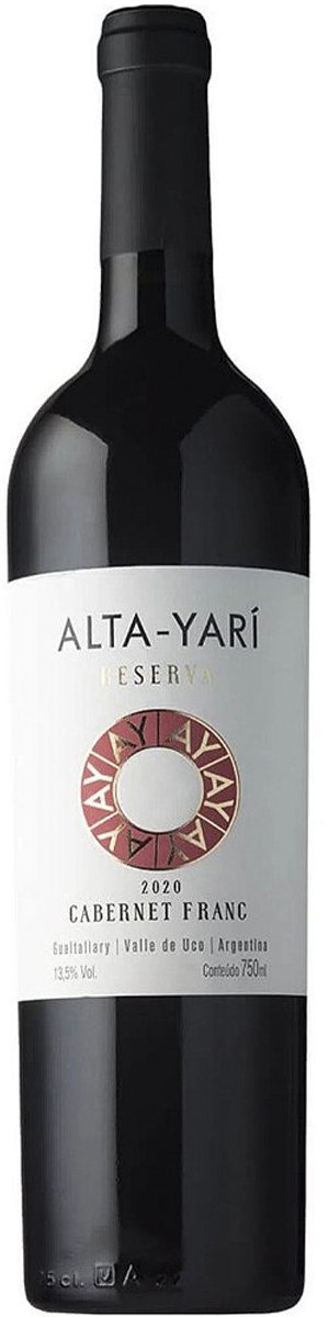 Rótulo Alta-Yarí Reserva Cabernet Franc