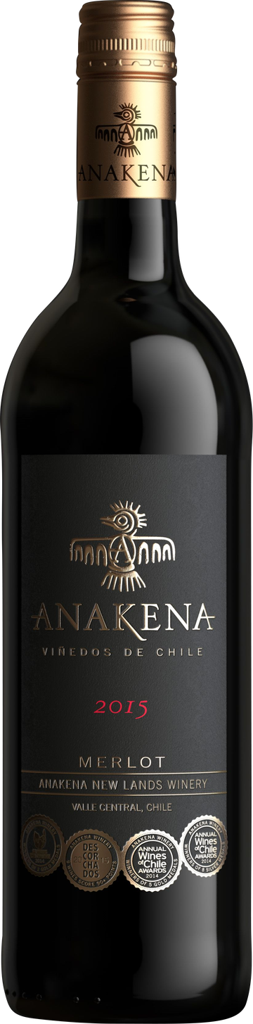 Rótulo Anakena Birdman Series Merlot