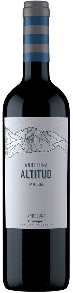 Rótulo Andeluna Altitud Malbec