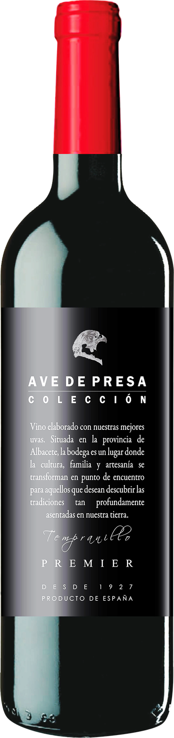 Rótulo Ave de Presa Colección Premier Tempranillo 