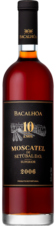 Rótulo Bacalhôa Moscatel de Setúbal Superior 10 Anos