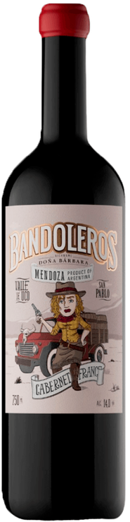 Rótulo Bandoleros Doña Bárbara Cabernet Franc