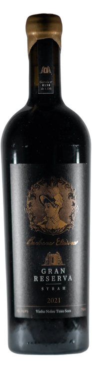 Rótulo Barbara Eliodora "F" Gran Reserva Syrah