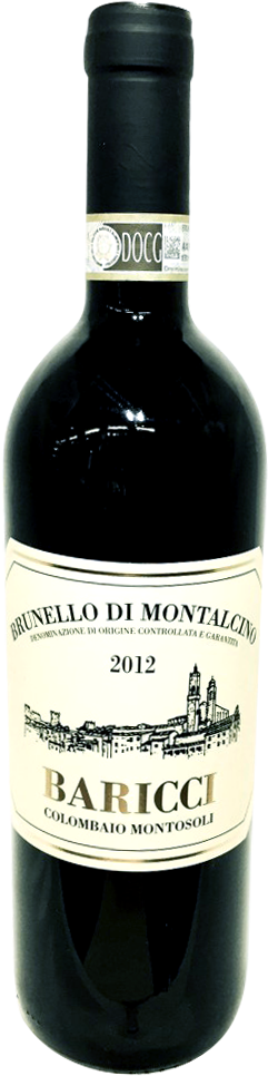 Rótulo Baricci Brunello di Montalcino