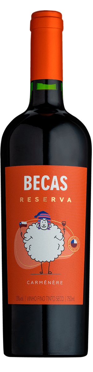 Rótulo Becas Reserva Carménère