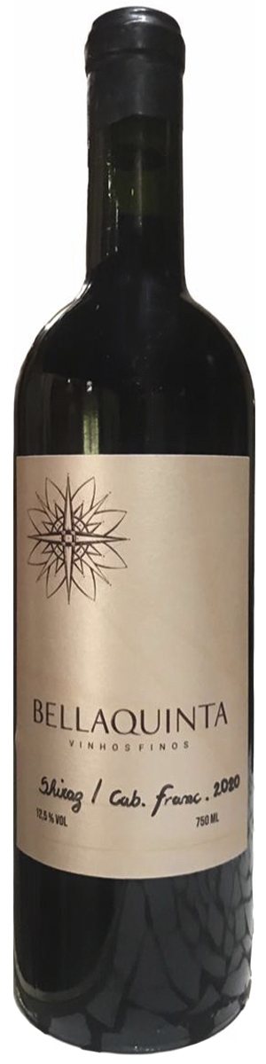 Rótulo BellaQuinta Natural Shiraz Cabernet Franc