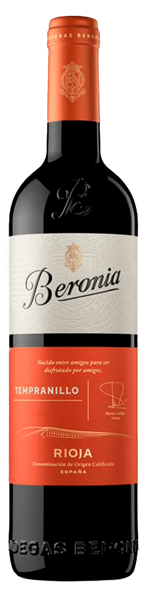 Rótulo Beronia Tempranillo